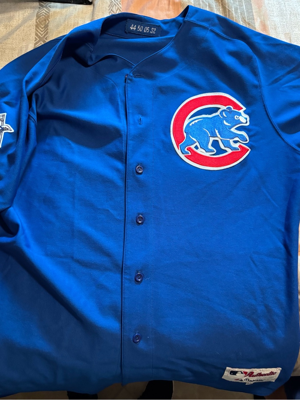 Authentic Blue Chicago Cubs Away Jersey